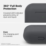 Protective Silicone AirPods Pro Case separate head Gray Color - Image 2