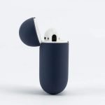 Protective Silicone AirPods Case separate head Dark Blue Color - Image 4
