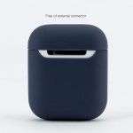 Protective Silicone AirPods Case separate head Dark Blue Color - Image 3