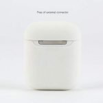Protective Silicone AirPods Case separate head White Color - Image 4