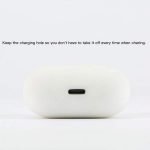 Protective Silicone AirPods Case separate head White Color - Image 2
