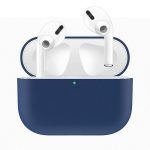 Protective Silicone AirPods Pro Case separate head Blue Color - Image 7