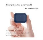 Protective Silicone AirPods Pro Case separate head Blue Color - Image 3