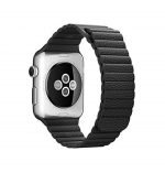 Bracelet Magnetic Leather 38mm For Apple Watch Black Color