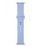 Bracelet silicone 38mm For Apple Watch Light Purple Color - Image 2