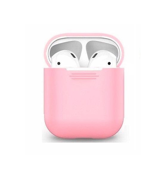 Silicone Protective Case for AirPods Soft Pink Color