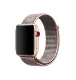Bracelet Nylon 38mm For Apple Watch Pink Sand Color - Image 4