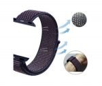 Bracelet Nylon 42mm For Apple Watch indigo Color - Image 4