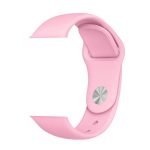 Bracelet silicone 38mm For Apple Watch Light Pink Color