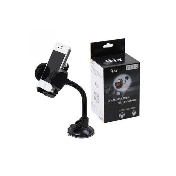 Mobile holder 360-degree installed in the glass or the dashboard for easy and safe talking and driving