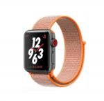 Bracelet Nylon 42mm For Apple Watch Orang Color - Image 3