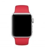 Bracelet silicone 38mm For Apple Watch Red Color - Image 3