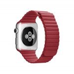 Bracelet Magnetic Leather 38mm For Apple Watch Red Color
