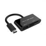 Type C HUB & Card Reader 3 in 1 for Macbook & Windows & mobile & etc