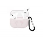 Protective Silicone AirPods Pro Case with hook Sand Pink Color