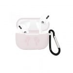Protective Silicone AirPods Pro Case with hook Sand Pink Color