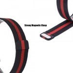 Magnetic Bracelet Stainless Steel 38mm For Apple Watch Black & Red Color - Image 3