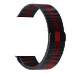 Magnetic Bracelet Stainless Steel 38mm For Apple Watch Black & Red Color