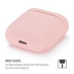 Protective Silicone AirPods Case separate head Light Pink Color - Image 4