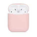 Protective Silicone AirPods Case separate head Light Pink Color
