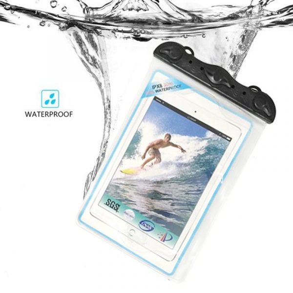 Waterproof Case Tablet Dry Bag Pouch for iPad Mini 4/3/2 & Samsung Tab 5/4/3 & Galaxy Note 8 & More
