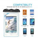 Waterproof Case Tablet Dry Bag Pouch for iPad Mini 4/3/2 & Samsung Tab 5/4/3 & Galaxy Note 8 & More - Image 4