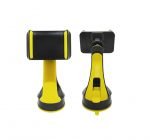 Mobile holder Auto Close For car installed in the glass or the dashboard for easy and safe talking and driving - JS-038 - Yellow - Image 3