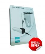Air Humidifier for Car & Home Whith two USB ports to charge the mobile phone (The Product Packaging Is Only Damaged And The Product Is In Good Condition)