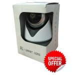 Camera 360 Degree With Mic And Speaker Wireless & Cable - Night Vision - SD Card & USB Slot -Zoom Monitor for Baby - 1080P (The Product Packaging Is Only Damaged And The Product Is In Good Condition)