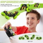 Stunt Car With USB Charger & Remote-SY005 - Green - Image 3