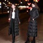 Women's pump polyester coat - black - Image 4