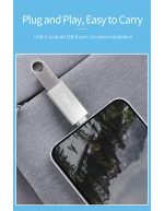 WiWU T02 Type-C to 2 USB Adapter USB3.0 & USB2.0 for MacBook & Smartphones - Image 2