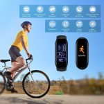 New M5 Smart Watch Touch screen compatible with Android and iOS - Black - Image 3