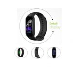 New M5 Smart Watch Touch screen compatible with Android and iOS - Black - Image 6