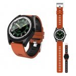 M10s Smart Watch with Body Temperature-oxygen level-heart rate-Blood pressure-Massages & Calls Compatible with Android and iOS Brown Color - Image 2