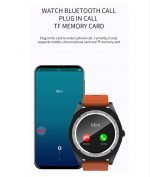 M10s Smart Watch with Body Temperature-oxygen level-heart rate-Blood pressure-Massages & Calls Compatible with Android and iOS Brown Color - Image 3
