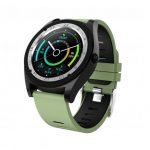M10s Smart Watch with Body Temperature-oxygen level-heart rate-Blood pressure-Massages & Calls Compatible with Android and iOS Green Color
