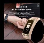 B3 Smart Watch & Bluetooth Earphone together - touch screen compatible with Android & ios Gold Color - Image 4