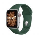 MC57 Smart Watch 40MM-SERIES 6 - Full touch screen- supports Arabic language - measures blood oxygen, heart rate, blood pressure, call and message alerts, compatible with Android and IOS, Green Color