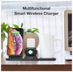 N39 Wireless Charger & Thermostatic Warmer Mug - 3 in 1 Fast Charging with for Apple iWatch/AirPods Series/iPhone 12/11/ Max/XR/XS/X/ 8/ Galaxy S20/ S10/ S9/ Note10/ Note 9 & More - Image 9