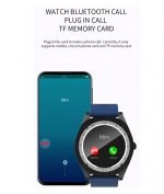 M10s Smart Watch with Body Temperature-oxygen level-heart rate-Blood pressure-Massages & Calls Compatible with Android and iOS Blue Color - Image 2