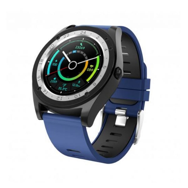 M10s Smart Watch with Body Temperature-oxygen level-heart rate-Blood pressure-Massages & Calls Compatible with Android and iOS Blue Color