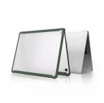 WiWU Protective Cover TPU Frame & Thin Hard Shell 360 Protection For Macbook Pro13 inch 2018 model A1989 – A1706 - A1708 - A2159 - Green