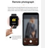 D28 Smart Watch Touch Screen Compatible with Android and iOS - Black - Image 3