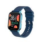 MT28 Smart Watch with Body Temperature-Oxygen level-Measures heart rate-Blood pressure - Calls & Messages Compatible with Android and iOS Blue Color