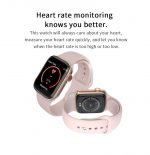 U78 Smart Watch with Body Temperature-oxygen level-heart rate-Blood pressure-Massages & Calls Supports the Arabic language Compatible with Android and iOS Gold Color - Image 2
