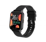 MT28 Smart Watch with Body Temperature-Oxygen level-Measures heart rate-Blood pressure - Calls & Messages Compatible with Android and iOS Black Color