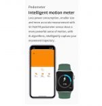 G63L Smart Watch with Body Temperature-oxygen level-heart rate-Blood pressure-Massages & Calls Compatible with Android and iOS Green Color - Image 5