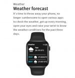 U78 Smart Watch with Body Temperature-oxygen level-heart rate-Blood pressure-Massages & Calls Supports the Arabic language Compatible with Android and iOS Black Color - Image 6