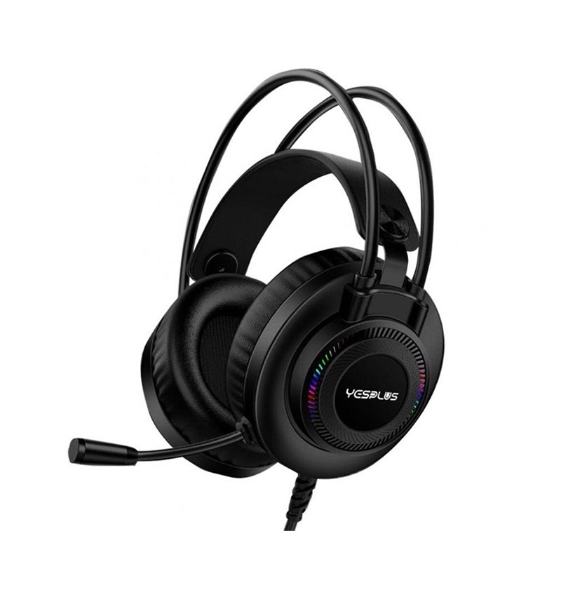 item_XXL_132142602_2483d1095d805 Gaming Headset GM-106 For Mobile & Playstation & Computer With Microphone And Led Light - Stereo Surround Sound - Image 1